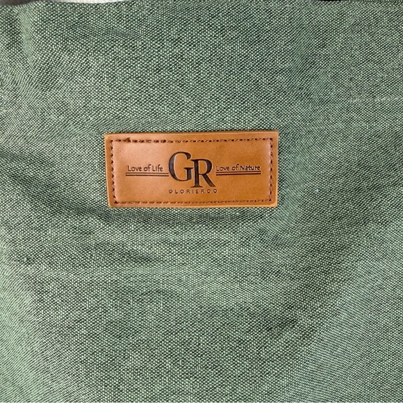 NWT Olive Green Tote Extra Jumbo Large Beach Bag - Picture 3 of 11